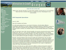 Tablet Screenshot of agoregon.org